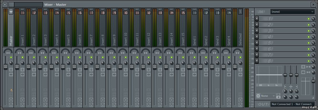 fl studio 12 mixer